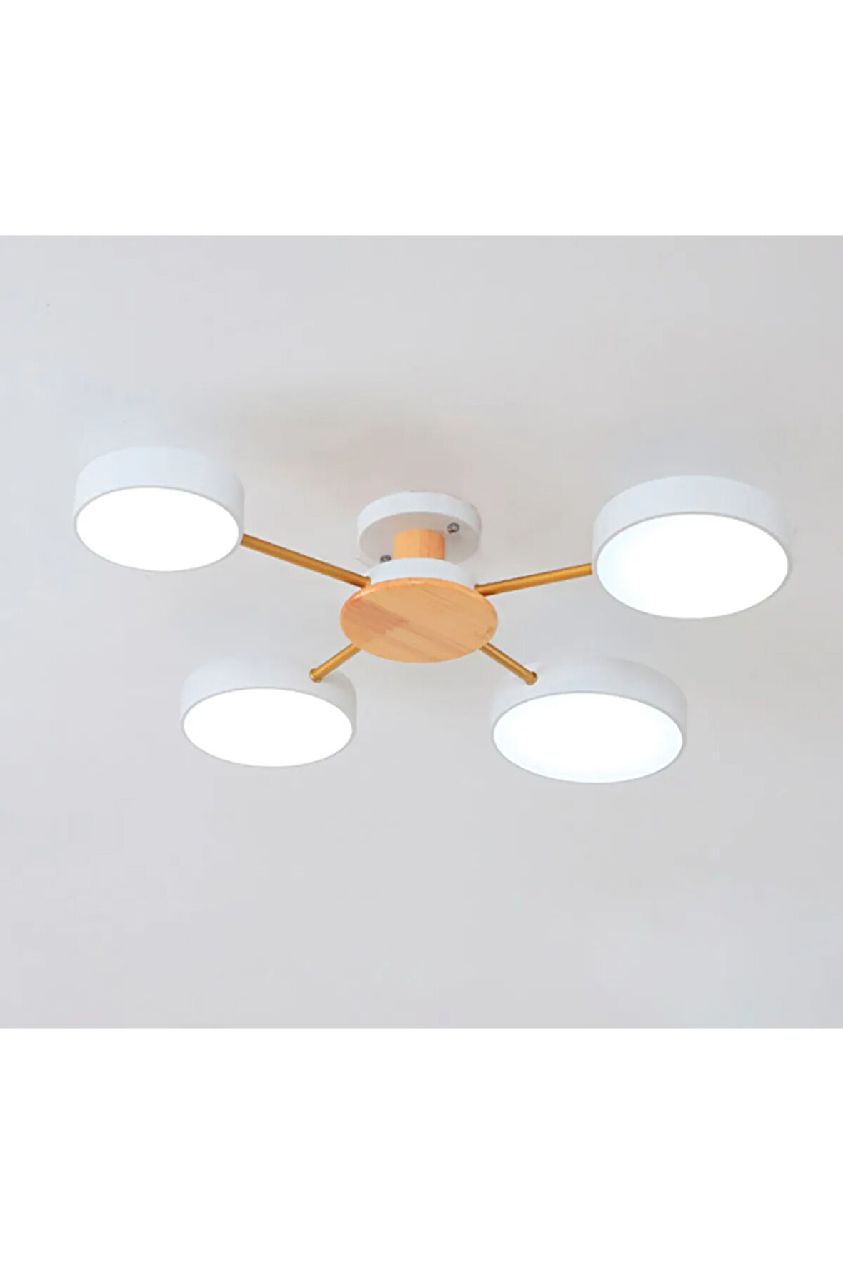 Conza Led Avize Beyaz 4'lü