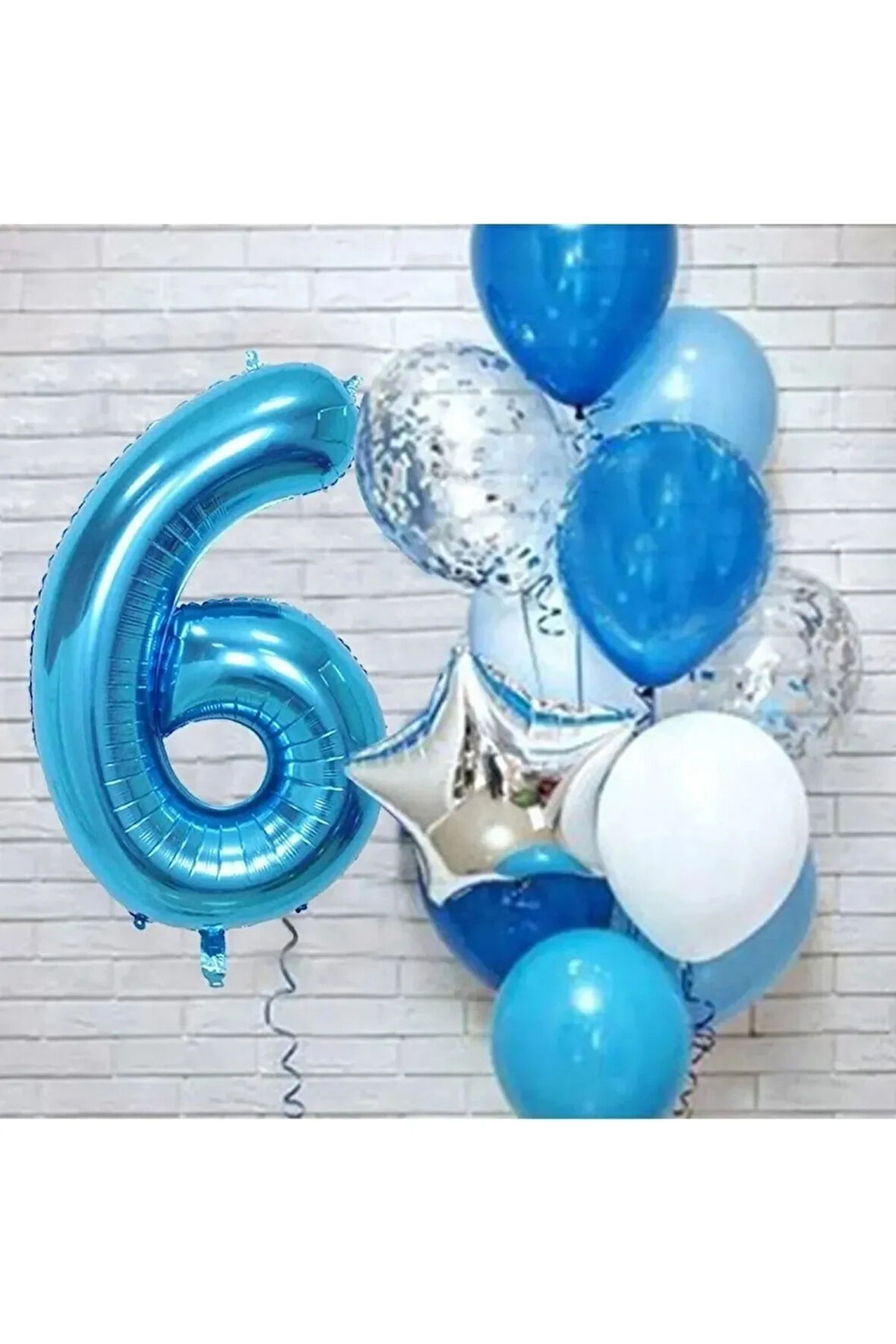 Mavi Yaş Balon Set -1-2-3-4-5-6-7-8-9