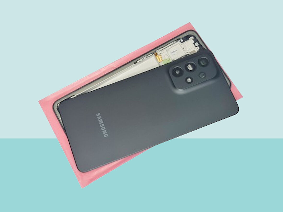 Samsung Galaxy A33 Uyumlu FULL KASA Arka Kapak Batarya Kapağı - SİYAH