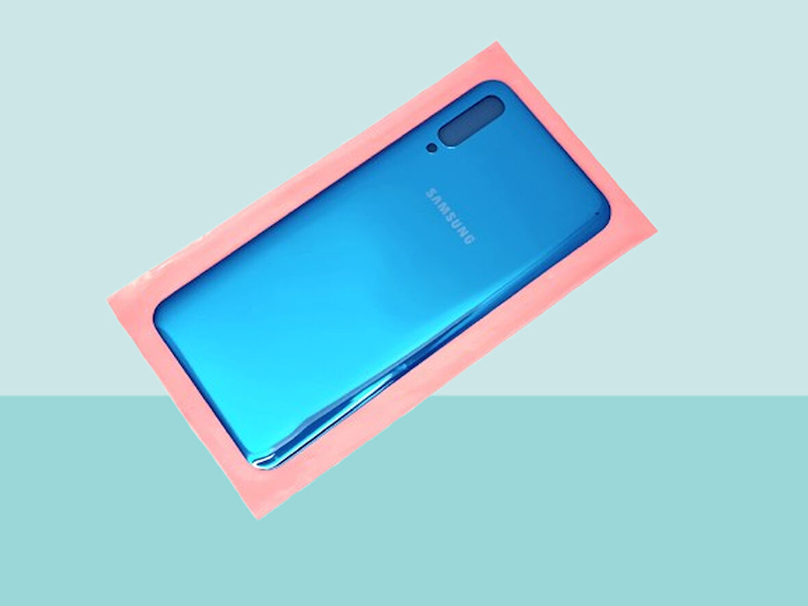Samsung Galaxy A50 A505 Uyumlu Arka Kapak Batarya Kapağı - MAVİ