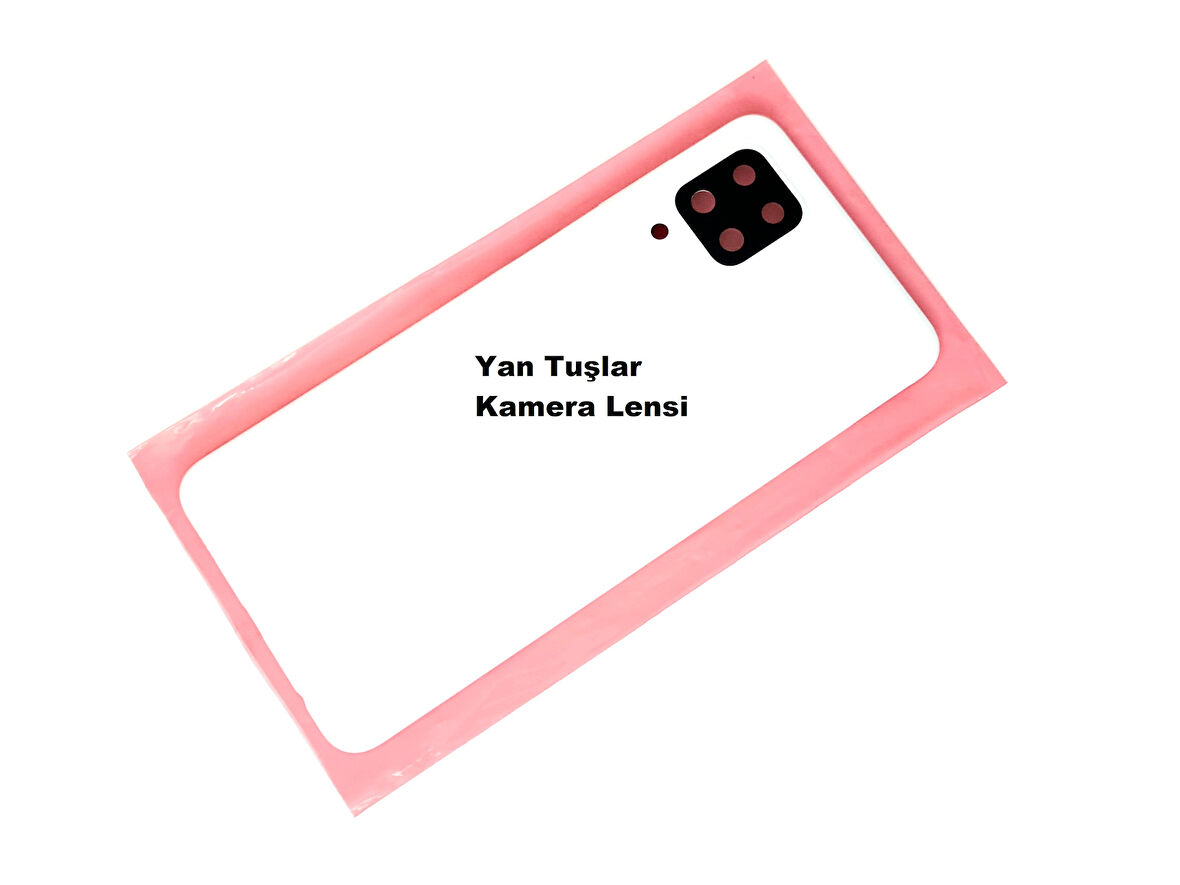 Samsung Galaxy M22 Uyumlu FULL KASA Arka Kapak Batarya Kapağı - BEYAZ