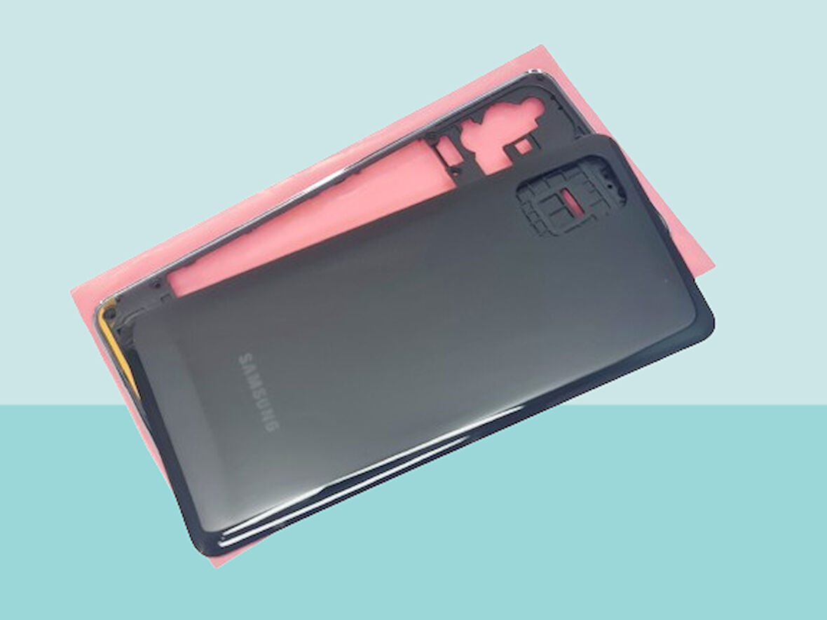 Samsung Galaxy M51 Uyumlu FULL KASA Arka Kapak Batarya Kapağı - SİYAH