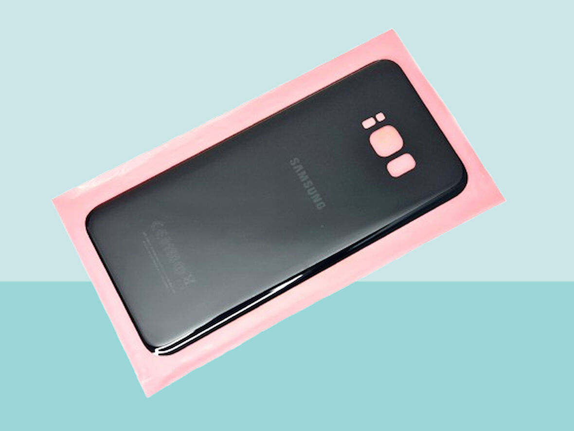 Samsung Galaxy S8 PLUS Uyumlu Arka Kapak Batarya Kapağı -  SİYAH