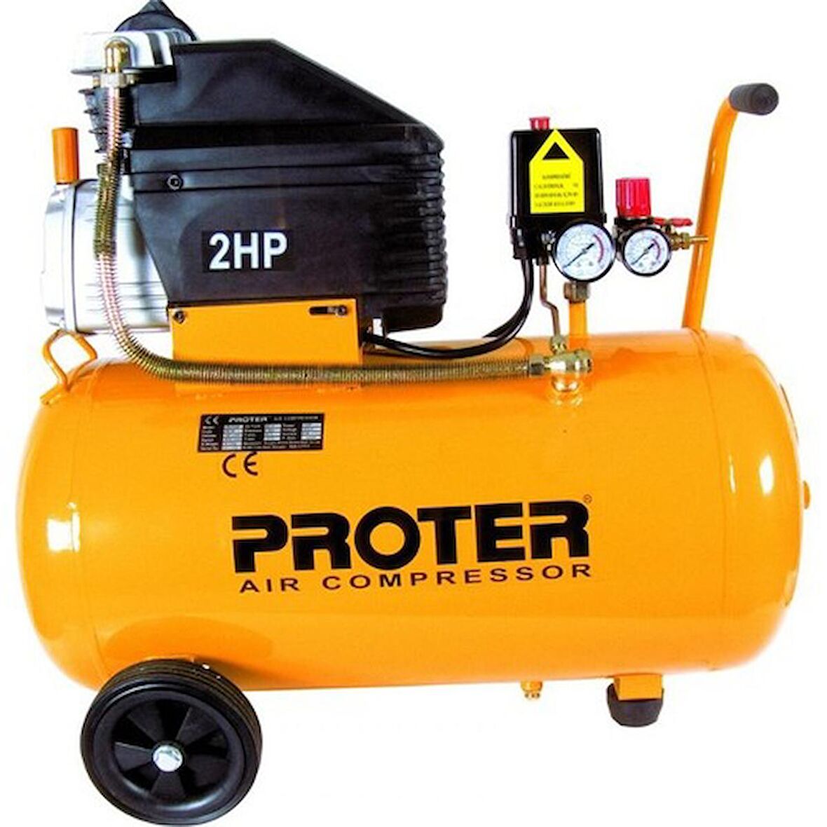 Proter 50 litre 2 hp Hava Kompresörü