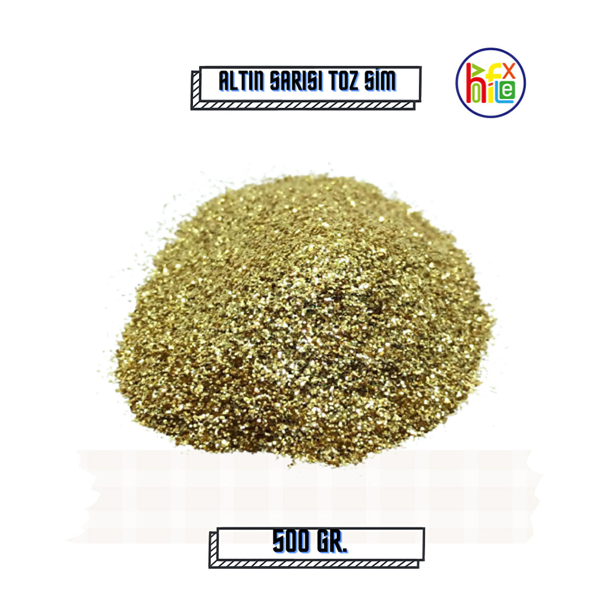 TOZ SİM ALTIN SARISI RENK (500 GR FİYATIDIR)