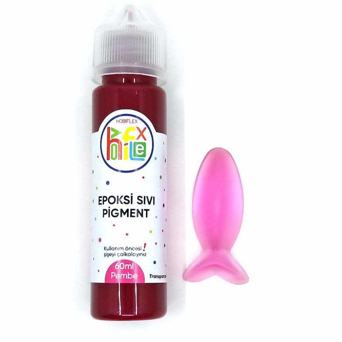 SIVI PİGMENT BOYA TRANSPARAN 60 ml PEMBE