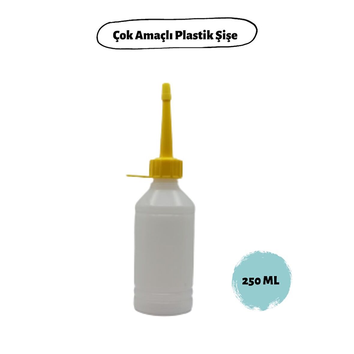 PLASTİK ŞİŞE ÇOK AMAÇLI DOLUM ŞİŞESİ 250 ML 6 ADET