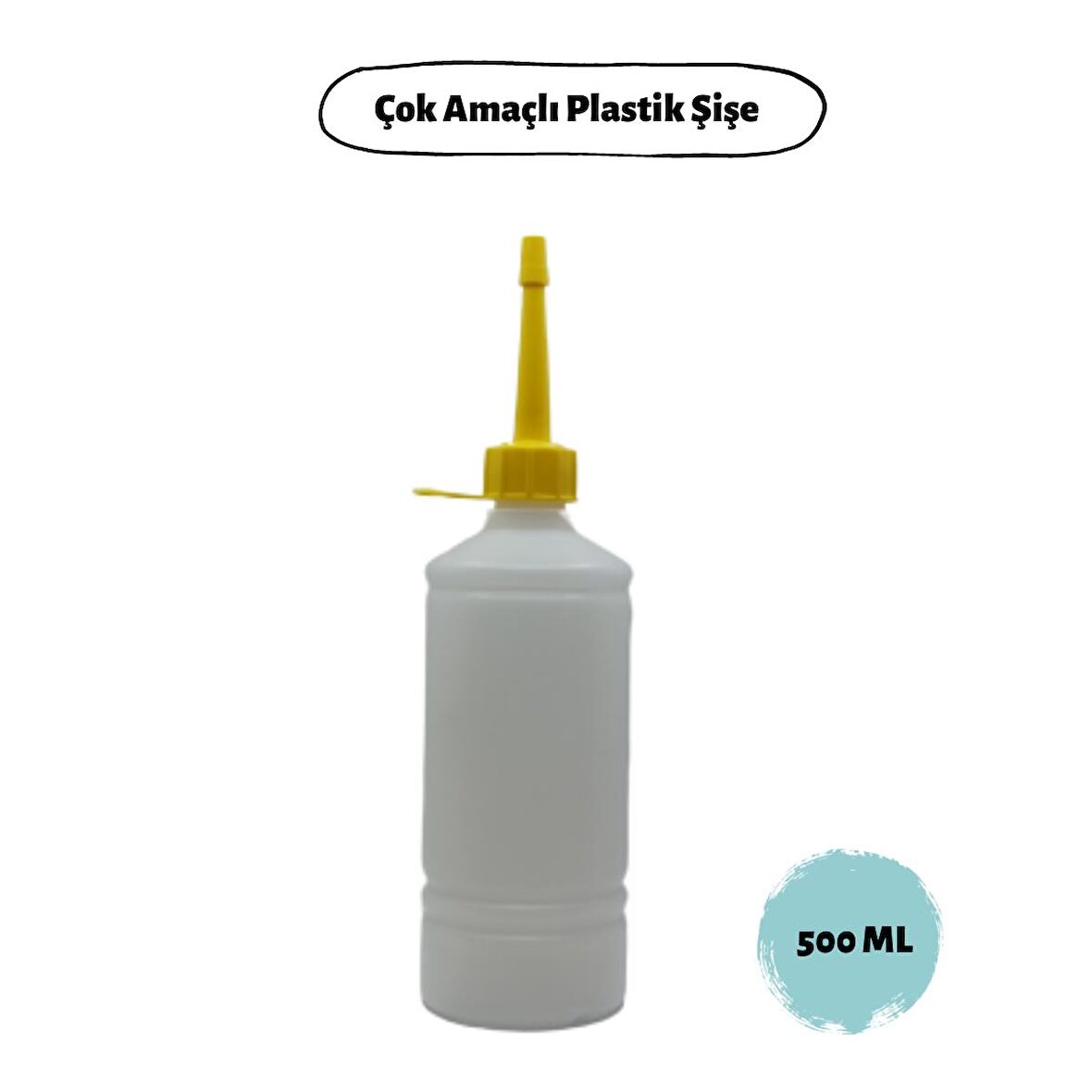 PLASTİK ŞİŞE ÇOK AMAÇLI DOLUM ŞİŞESİ 500 ML 6 ADET