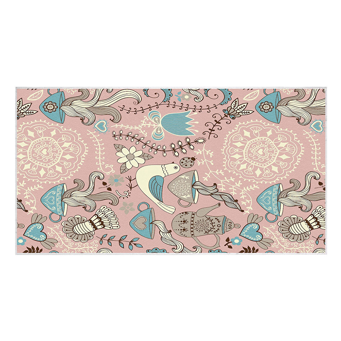 Dekoreko İnci Mutfak Halısı Saçaksız 2125