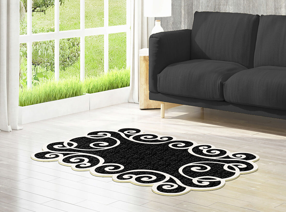 Dekoreko Figürlü Özel Kesim Halı 109