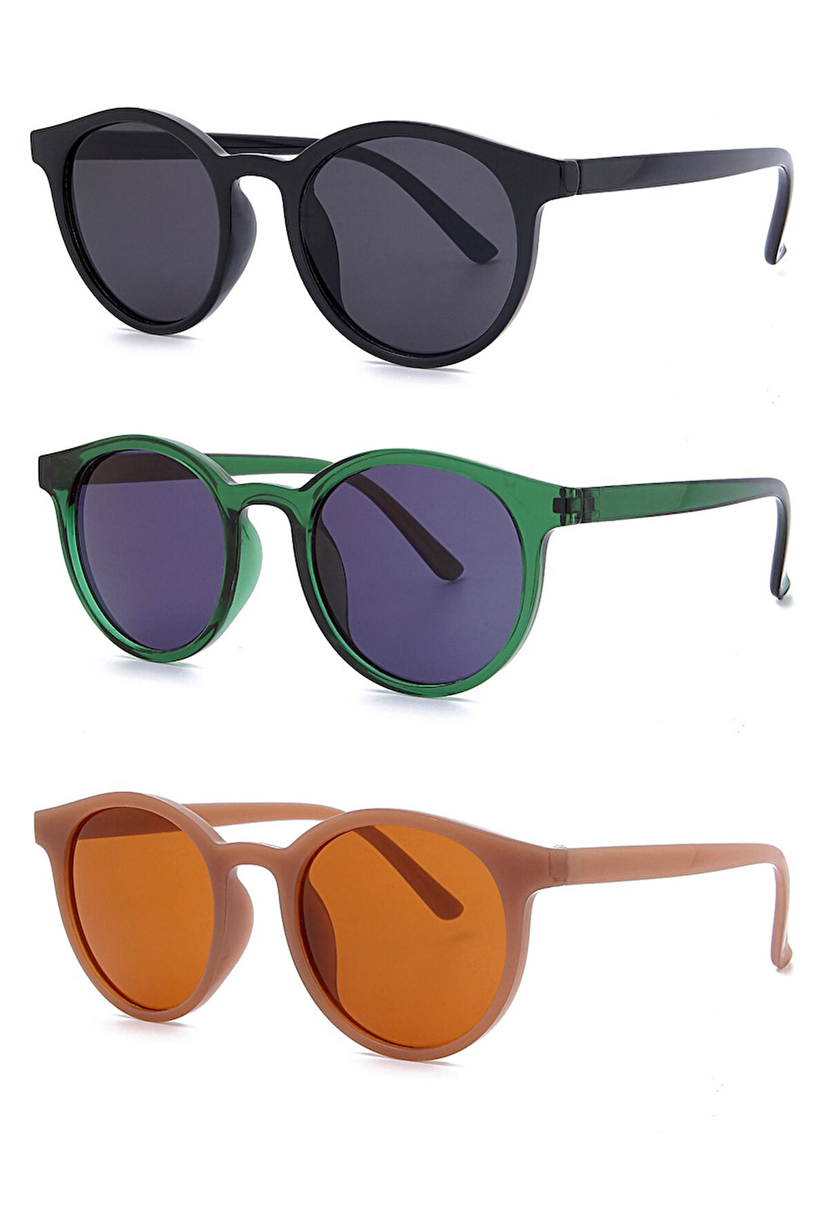 Üçlü Set Unisex Güneş Gözlüğü
