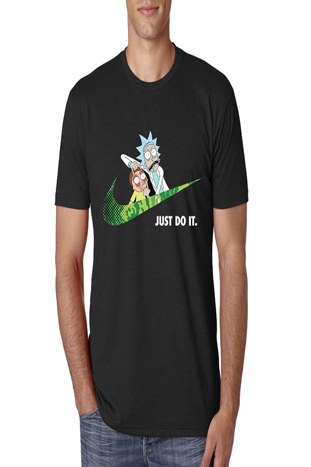 Rick Do It Baskılı Tasarım Erkek Tişört
