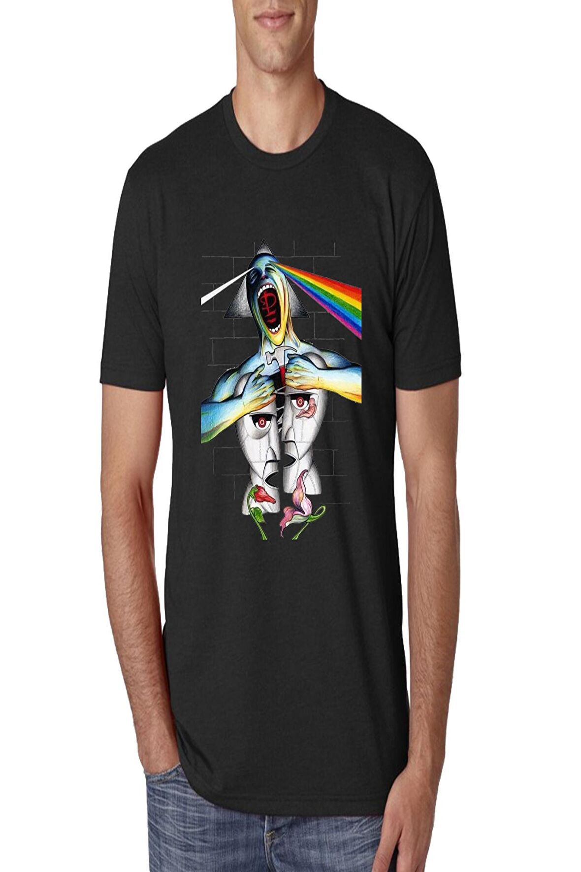 Pink Floyd Anthology Baskılı Tasarım Erkek Tişört