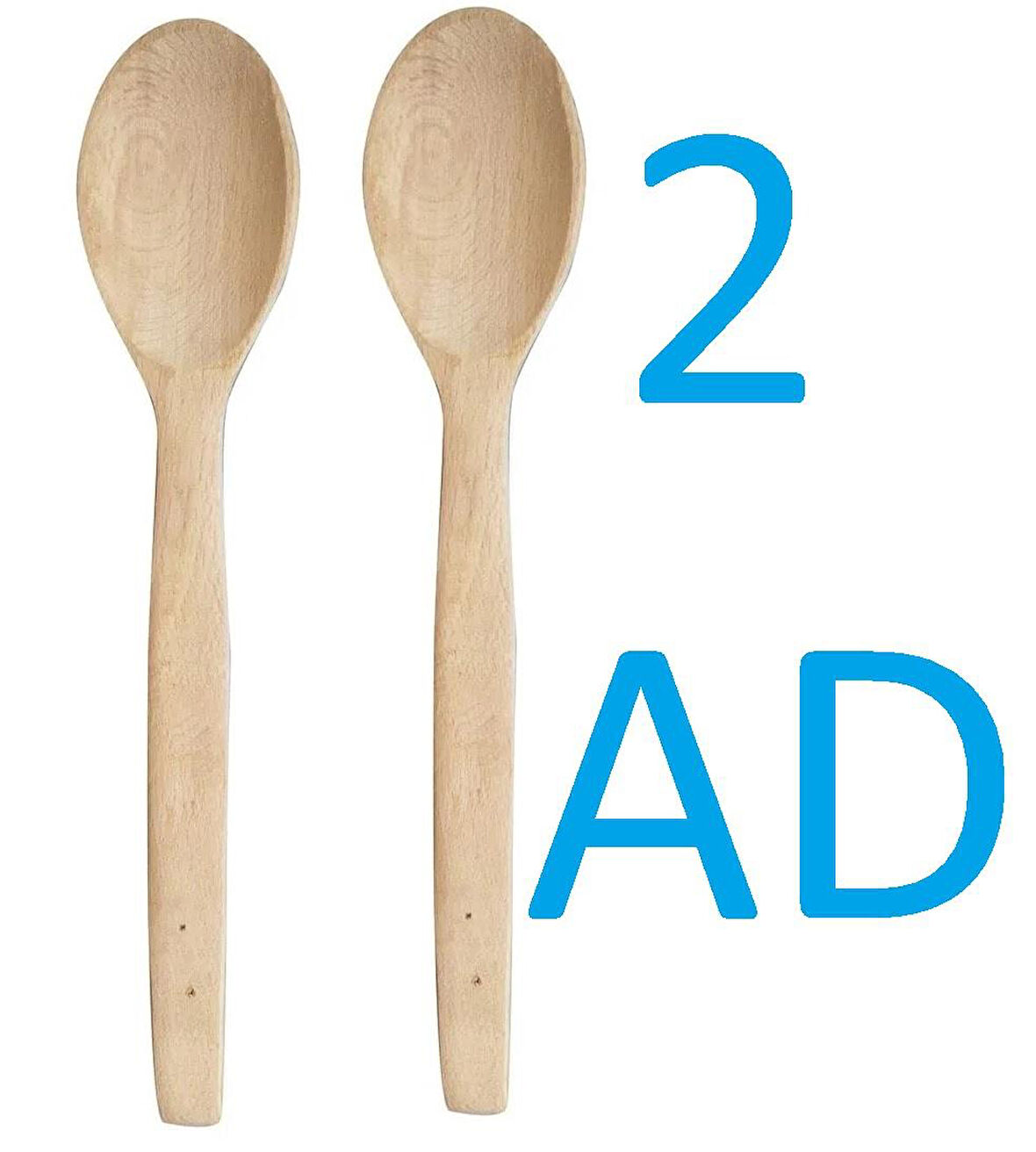 Taboo TAB-1169 Ahşap Salça Kaşık 22cm %100 doğal 2-adet
