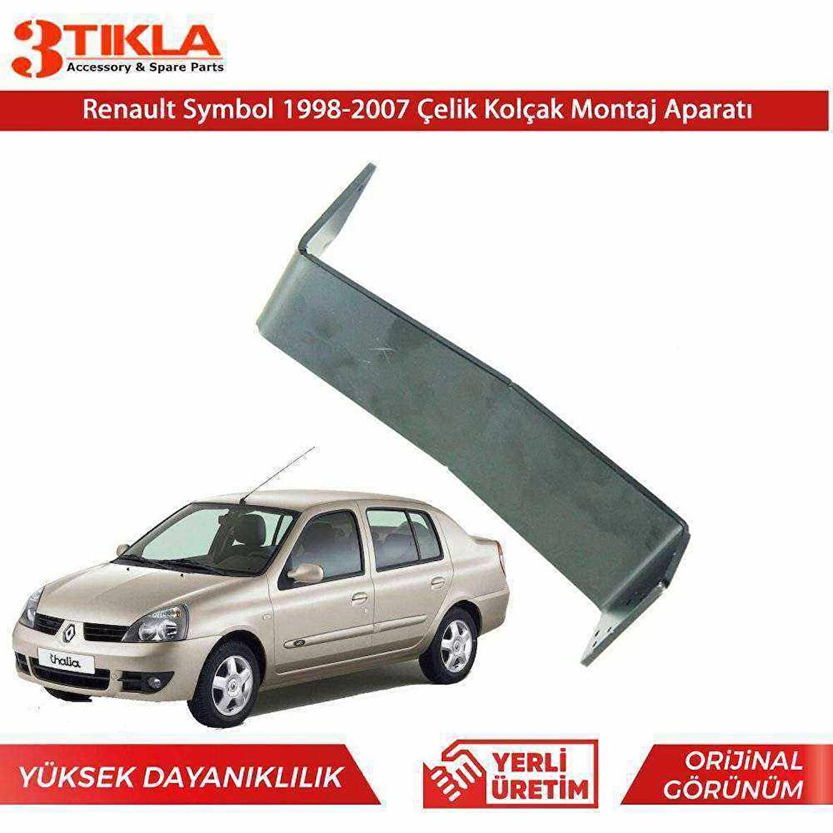 Renault Symbol 11198-2007 Çelik Kolçak Kol Dayama Montaj Ayağı