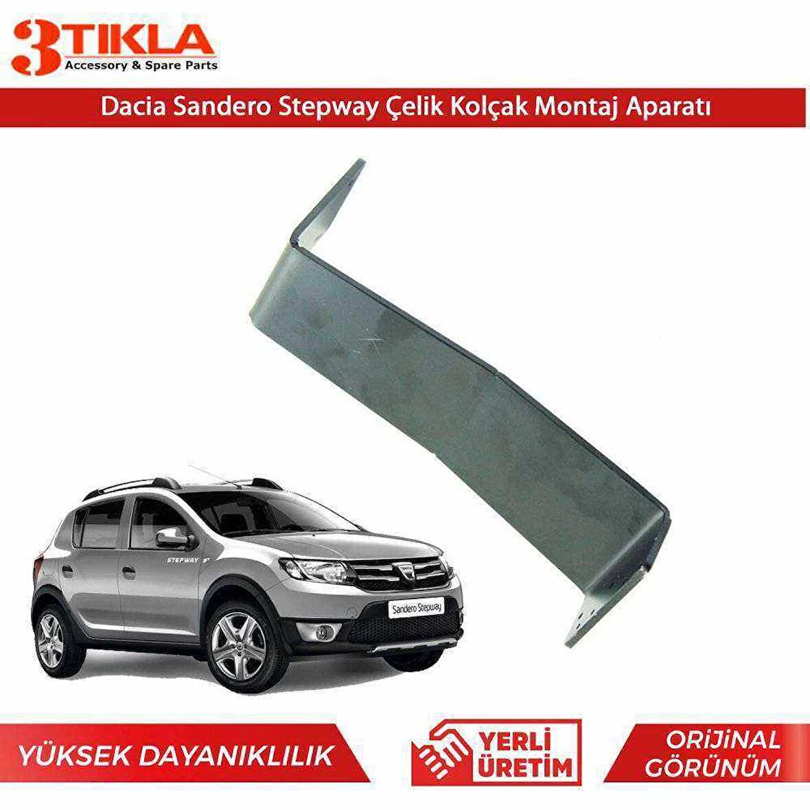 Dacia Sandero Stepway Çelik Kolçak Kol Dayama Montaj Ayağı