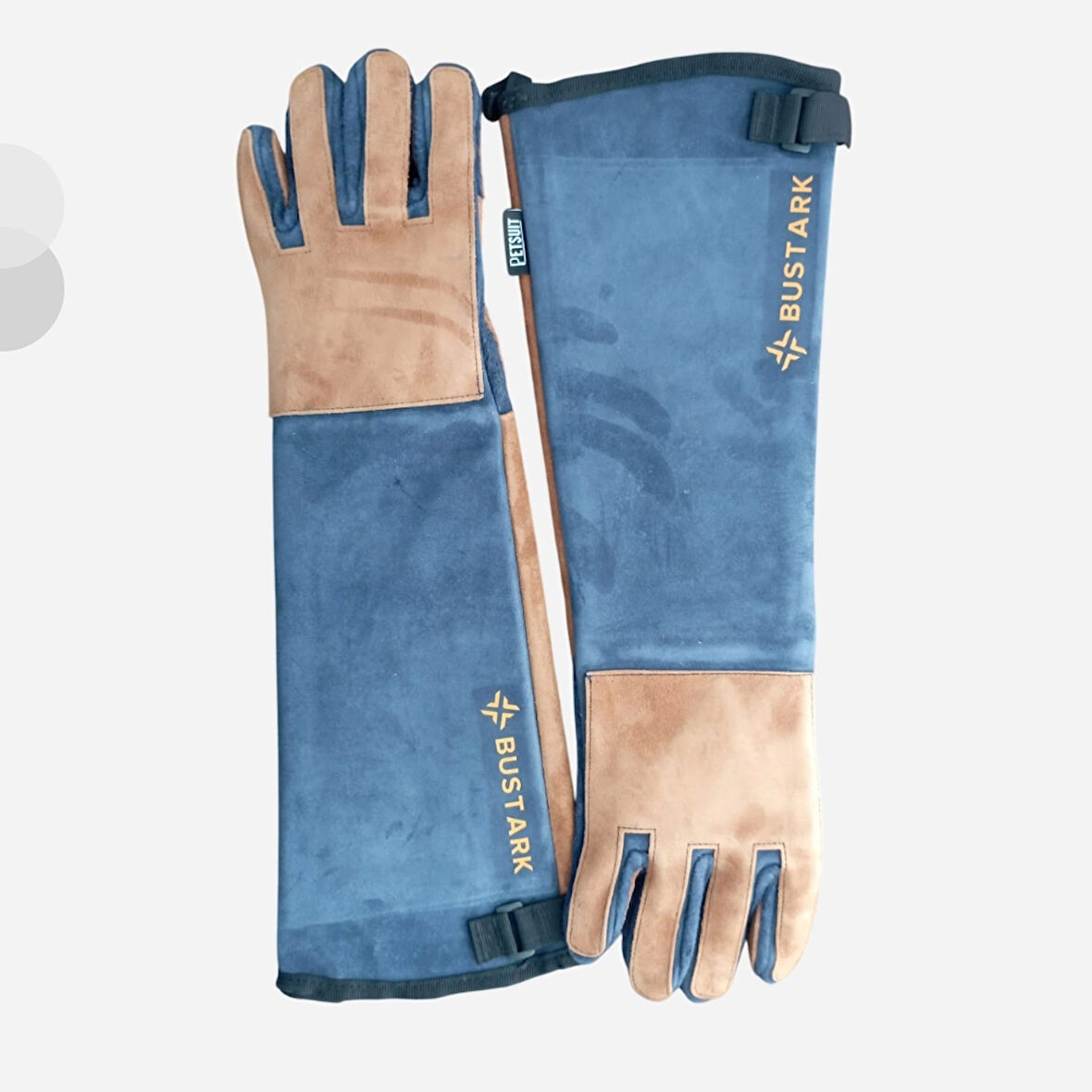 Bustark Koruma Eldiveni (Kedi Tutma Eldiveni) Dirseğe Kadar Çift - 55cm