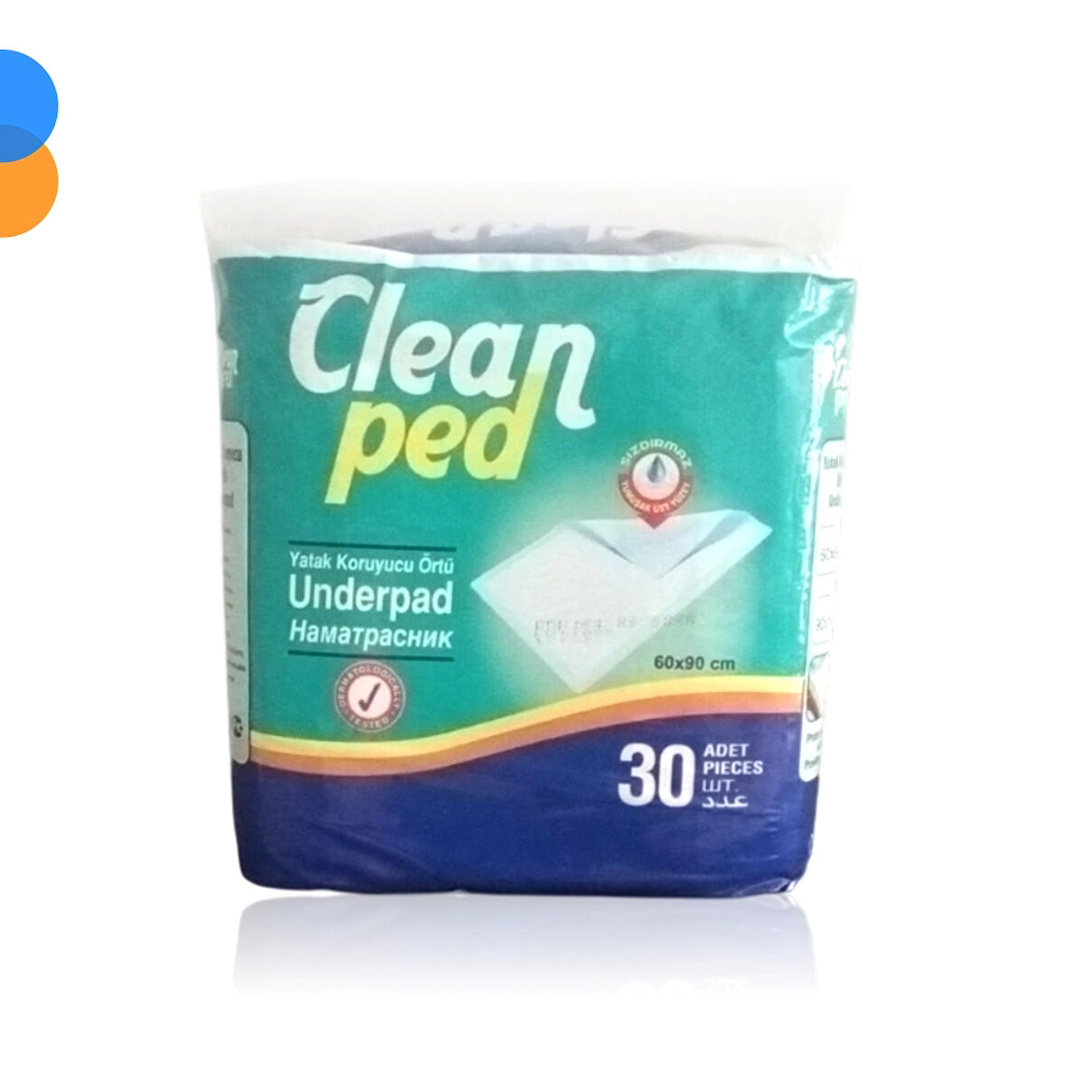 Clean Ped Yatak Koruyucu 30lu Paket - 1 Paket