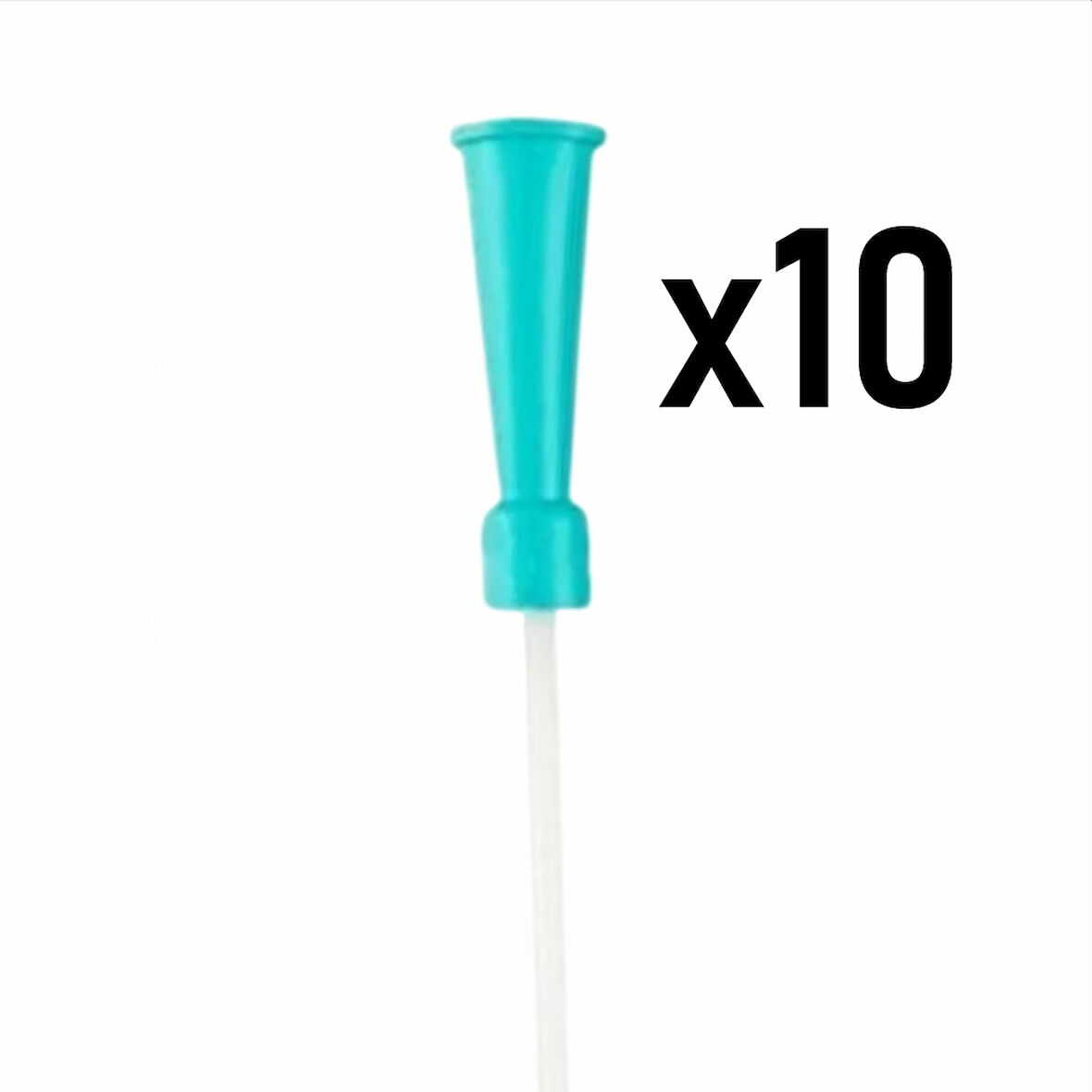 Bıçakcılar Aspirasyon Sondası No: 6 (Turkuaz) - 10 Adet