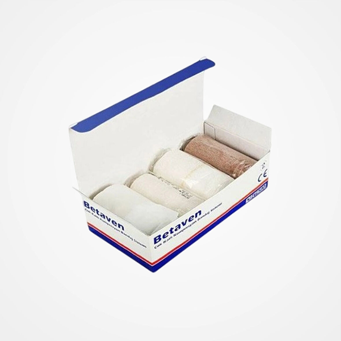 Betaven Dörtlü Çok Katlı Kompresyon Bandaj Sistemi - 1 Paket