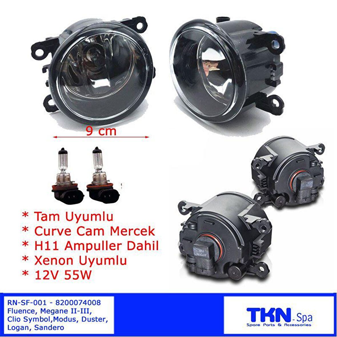 Suzuki Alto 2001-2009 Sis Farı Set  Oem:  8200074008