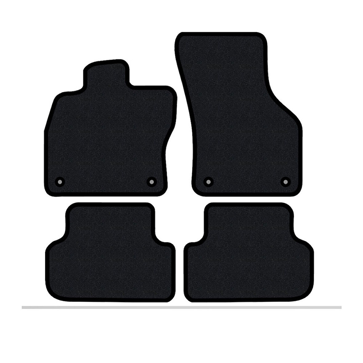 Seat Ibiza 2002-2007 Lüks Halı Paspas Seti Siyah