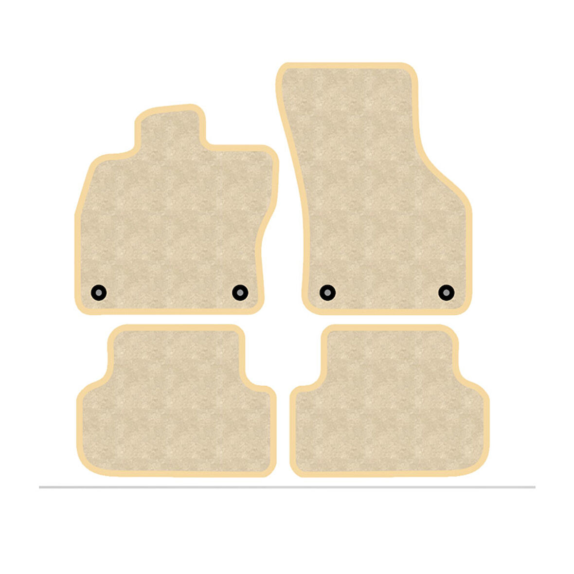 Toyota Verso S 2011-2018 ve Sonrası Halı Paspas Seti bej