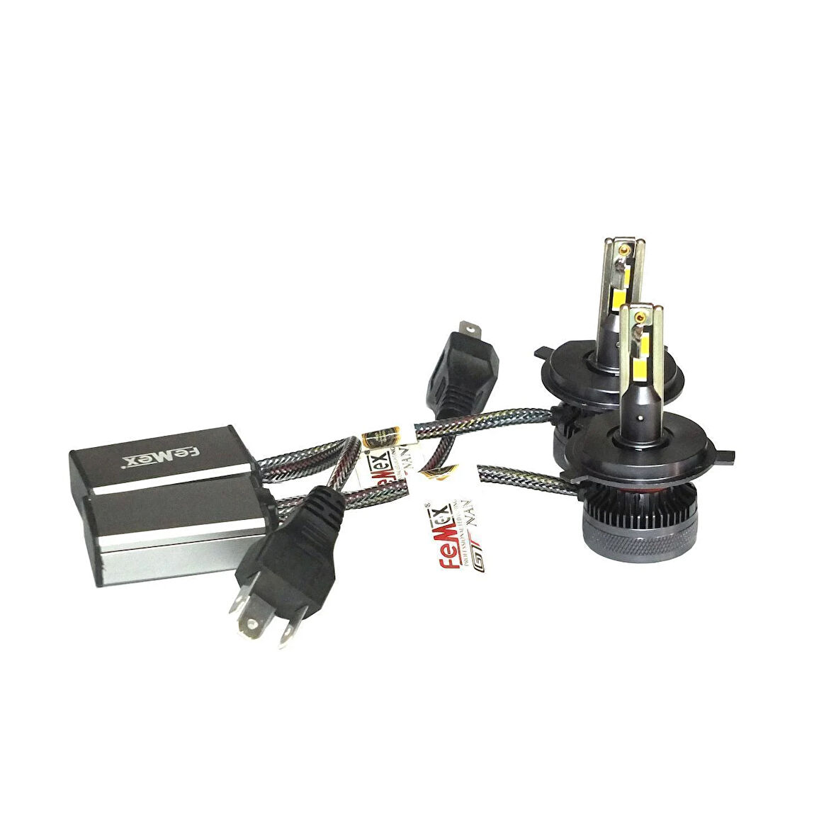 Skoda Roomster 2006-2015 Far Ampulü GT Nano Beyaz H4 Mini Led Xenon Şimşek Etkili 22000 Lümen