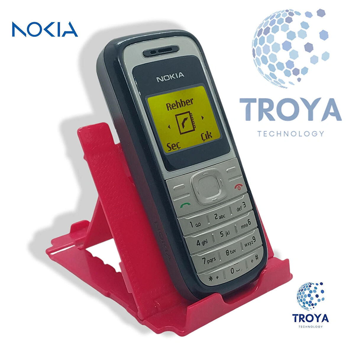 Nokia 1200 Asker Telefonu,Tuşlu Cep Telefonu, Sıfır, Sağlam Yapı, El Feneri, Anne Baba Telefonu