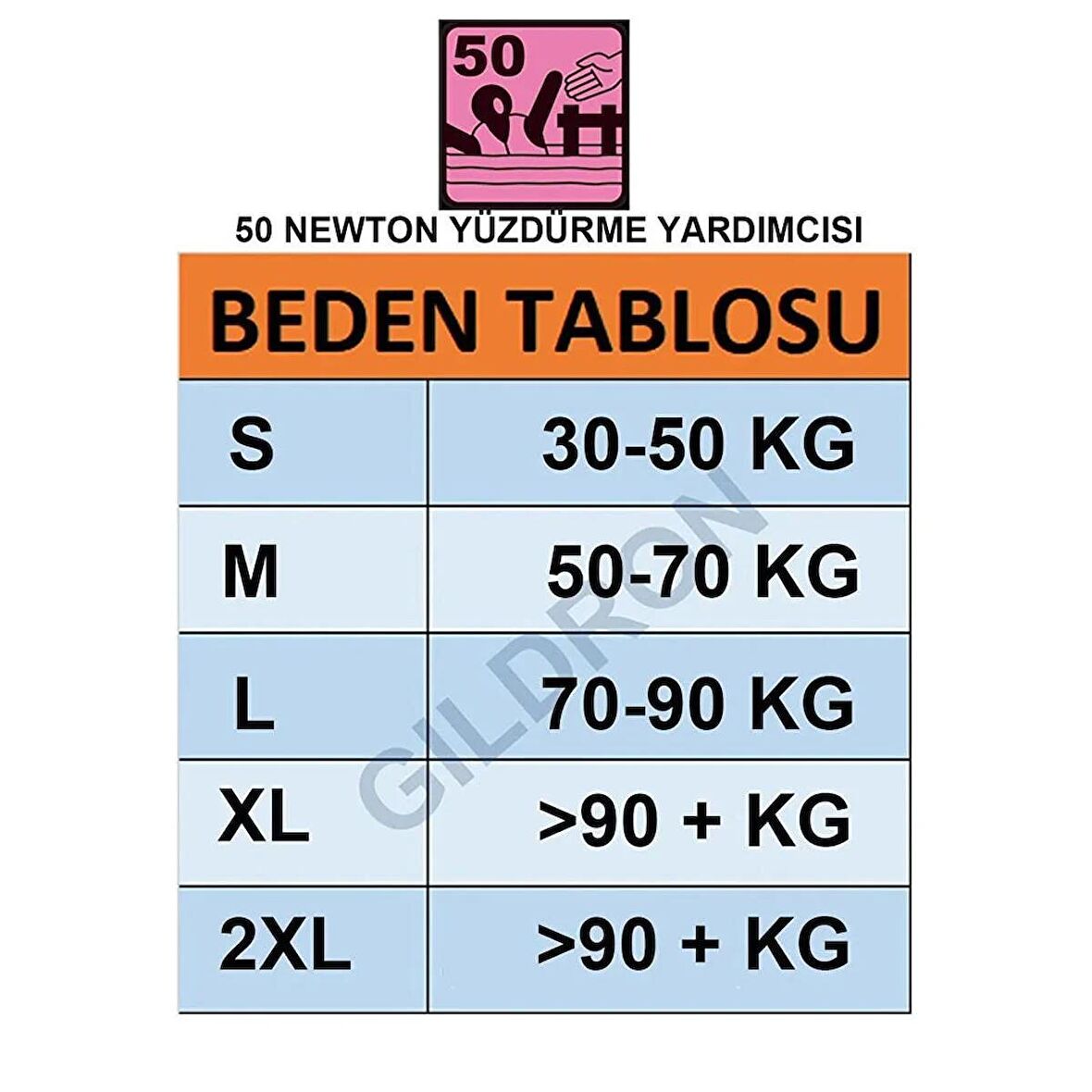 Can Yeleği Gdr 100 Yüzdürme Yardımcısı 50 Newton