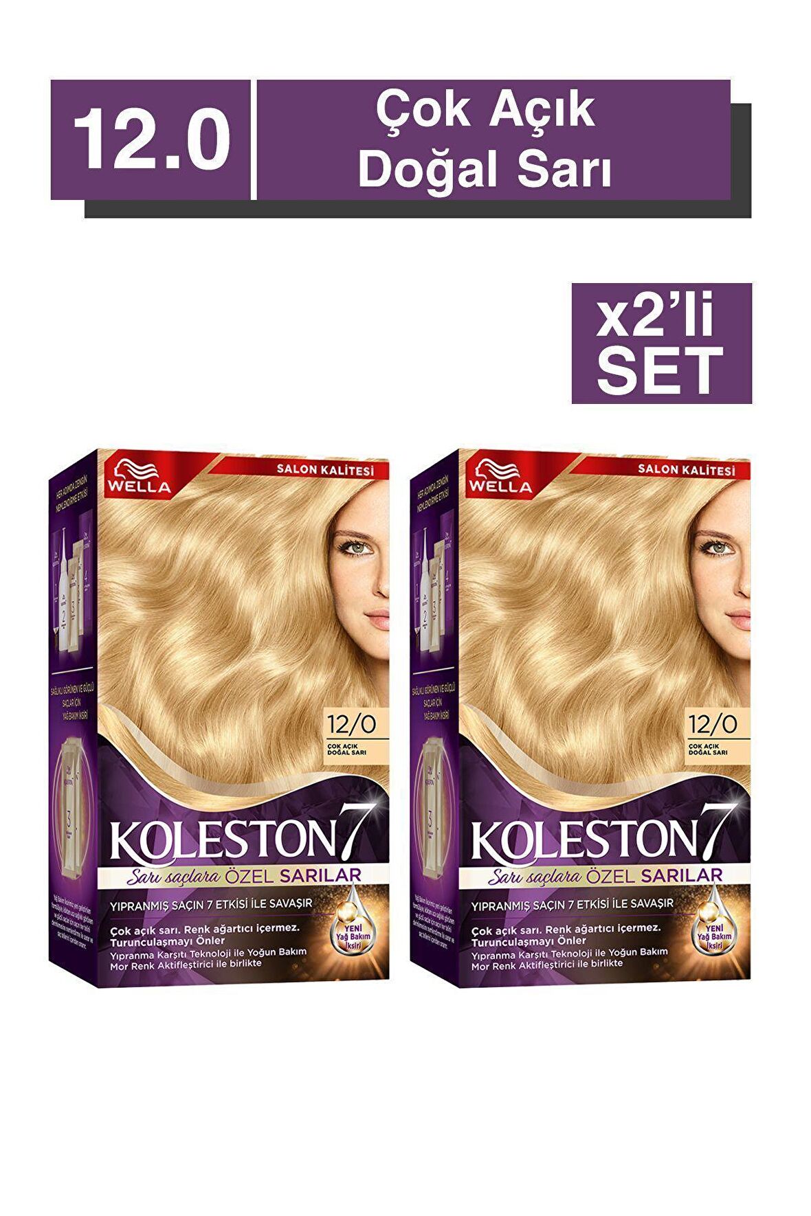 Koleston Supreme Kit 12/0 Çok Açık Doğal Sarı *18 x2'li Set