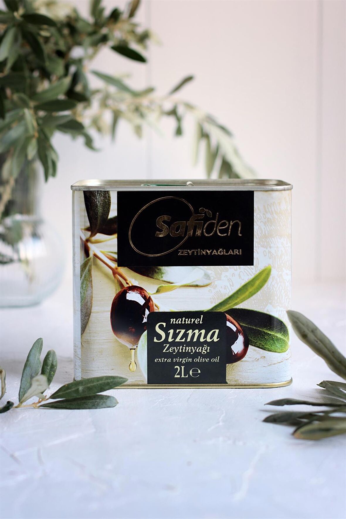 Safiden Natürel Sızma Zeytinyağı 2 lt