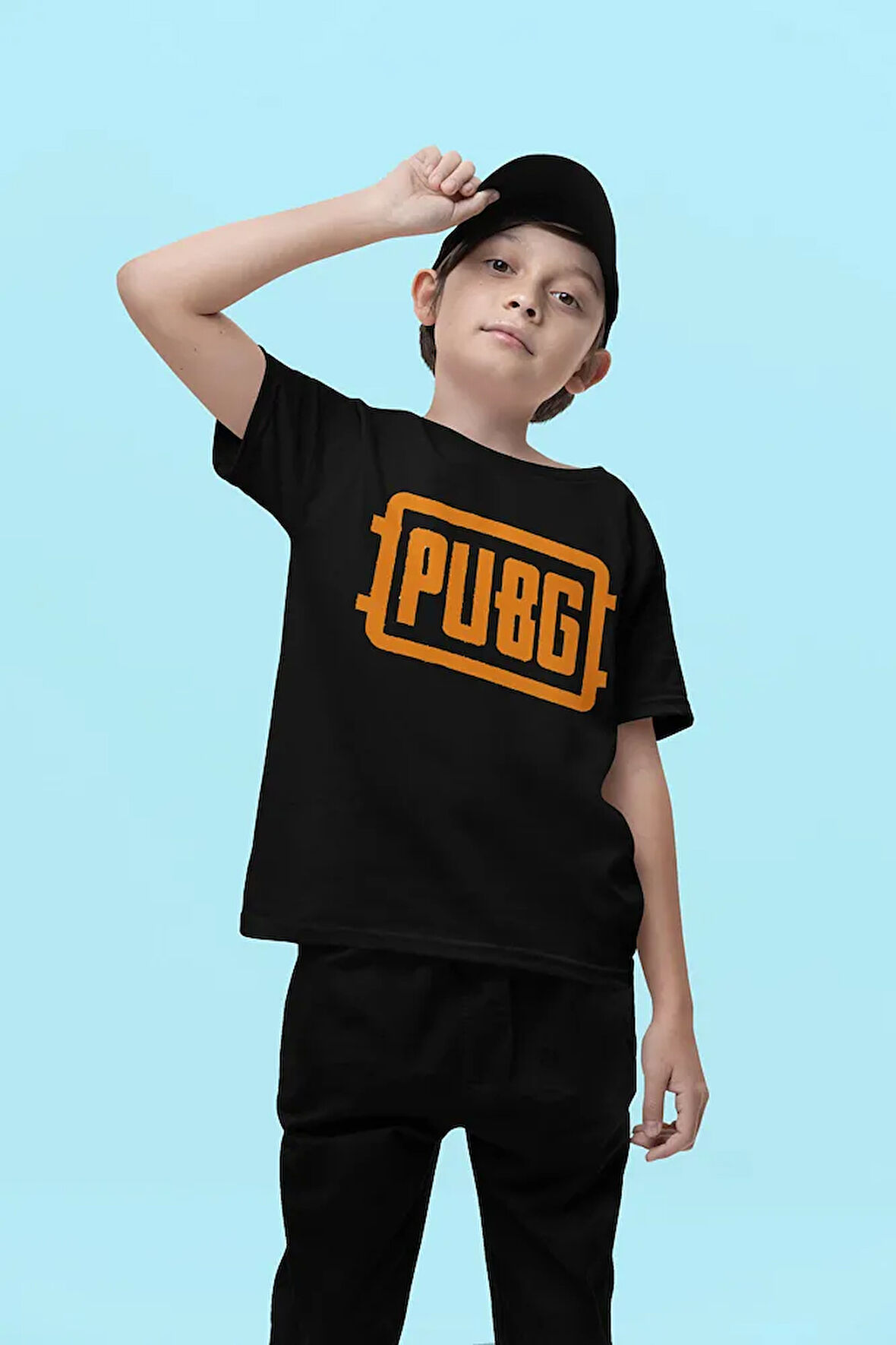 Pubg Yazılı Unisex Savaş Oyunu Çocuk Tişört (1-12 Yaş)