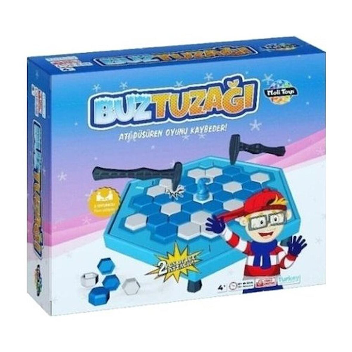 Zhltoys Buz Tuzağı Oyunu Buz Kırma Eğitici Akıl Zeka ve Strateji Oyunu