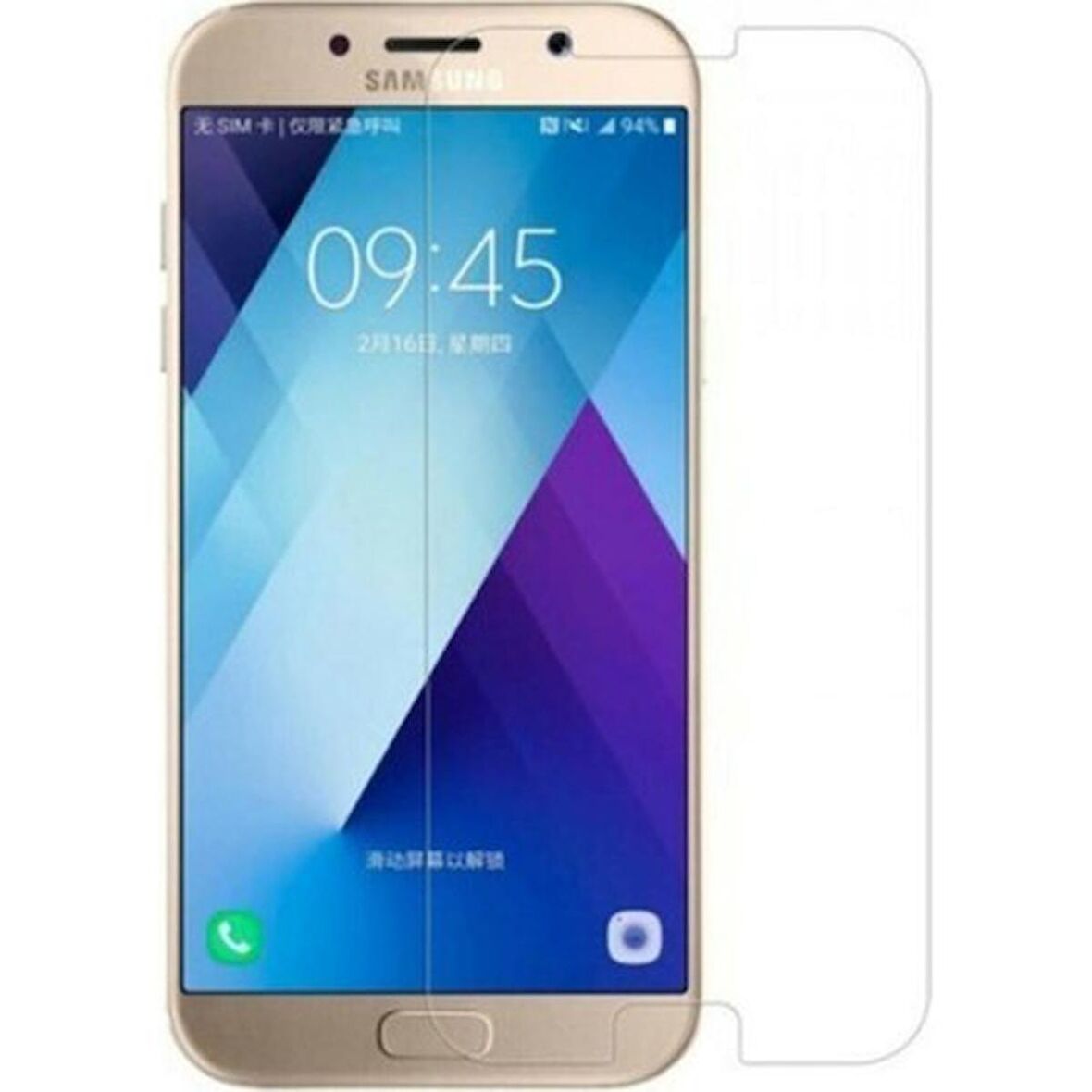 Sepetegelsin Samsung Galaxy A7 2016 Uyumlu Şeffaf 9h Tamperli Cam Ekran Koruyucu