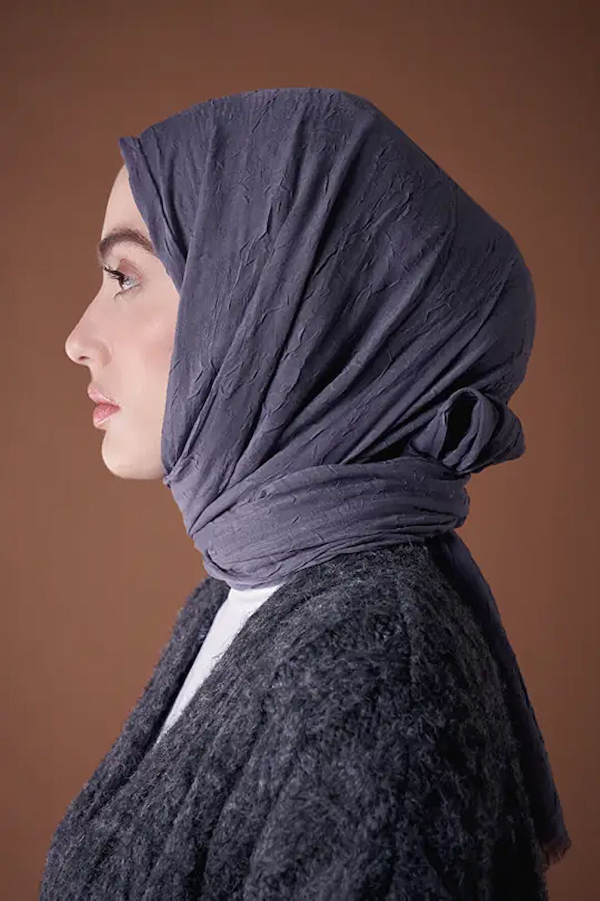modakaşmir bambu şal antrasit