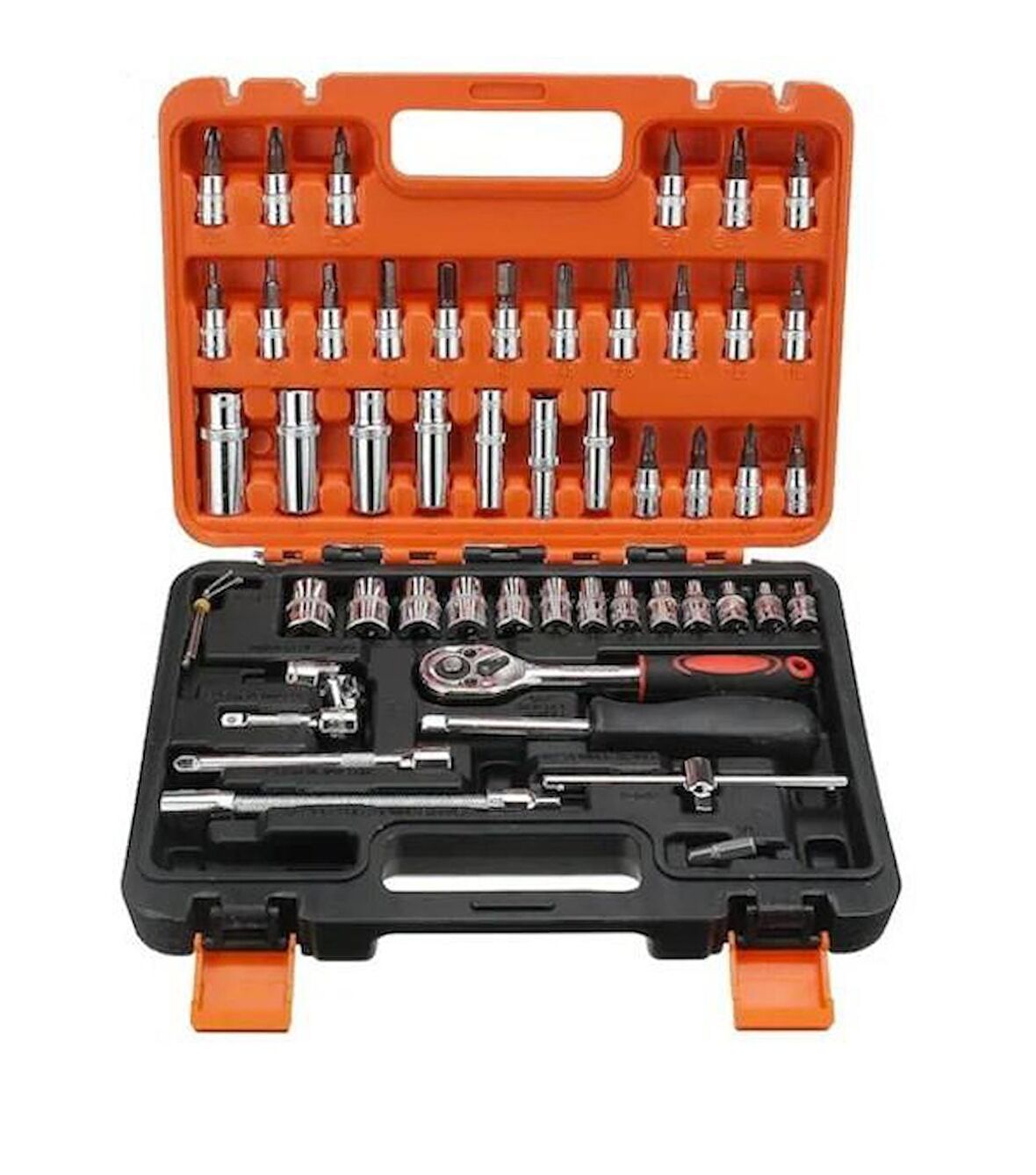 Zhltools Cr-v Max Cırcırlı 53 Parça Lokma Anahtar Takımı Bits Uç Seti İle Tam Set