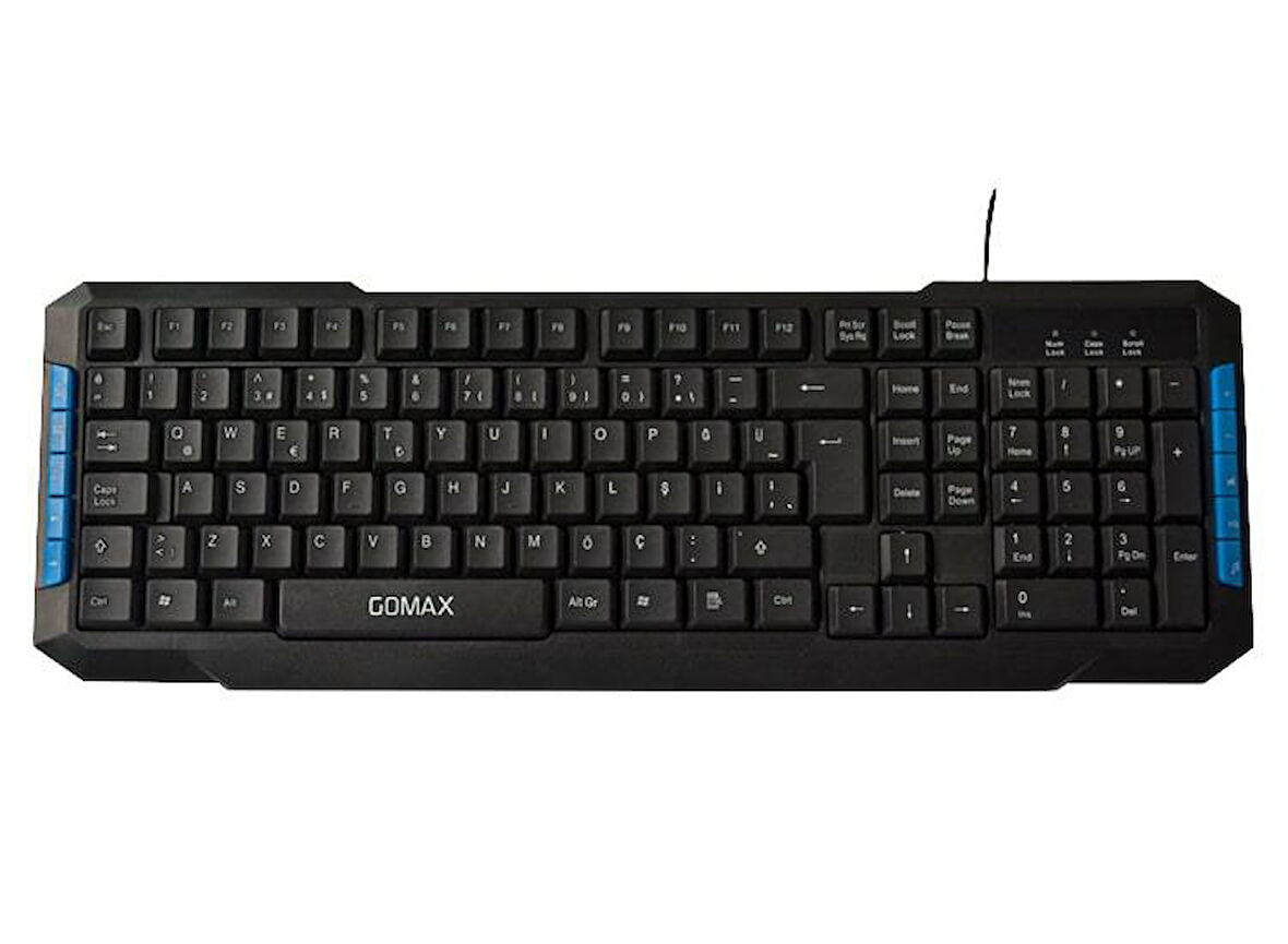 Gomax K6 Usb Kablolu Oyuncu Bilgisayar Klavyesi