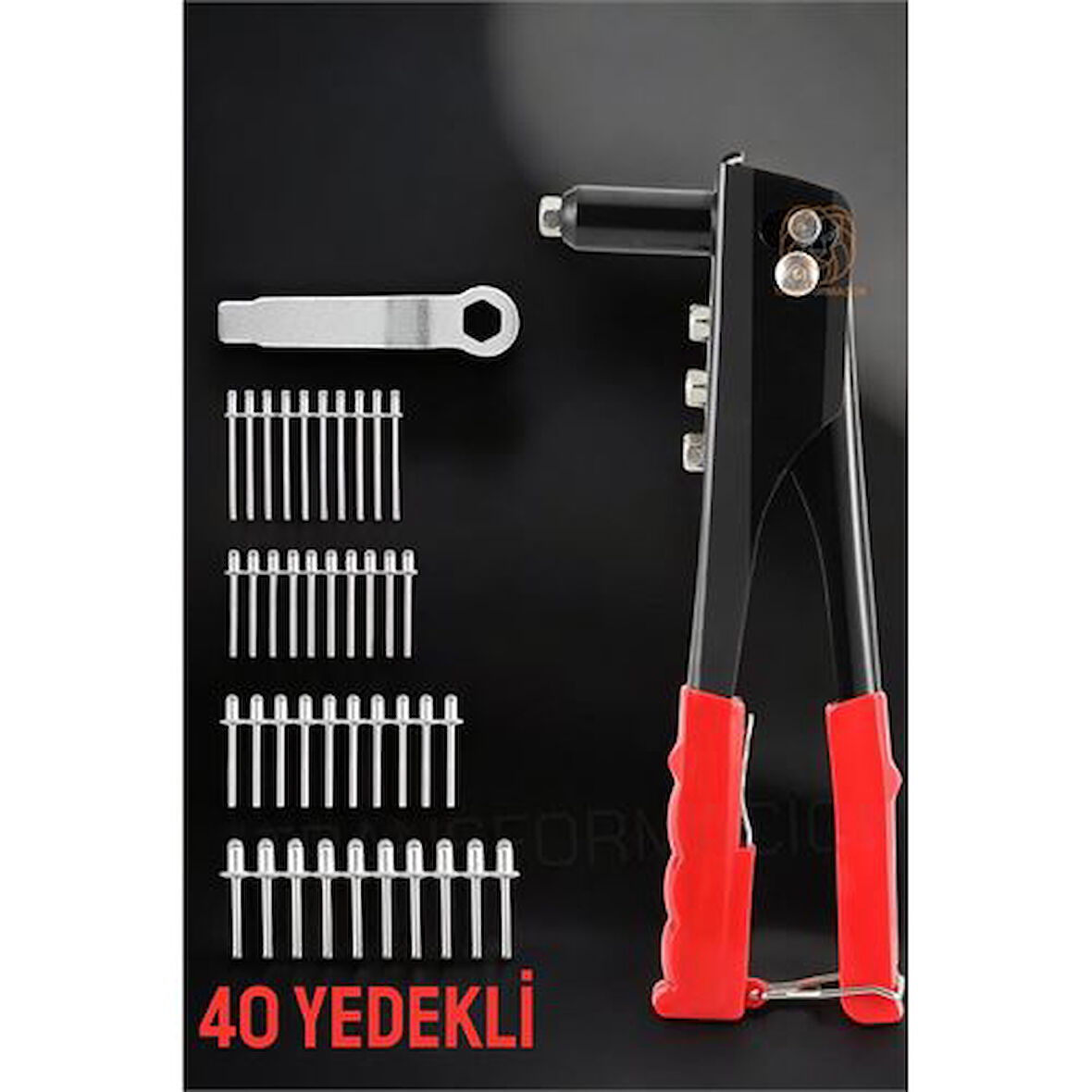Zhltools Perçin Tabancası 40 Yedekli