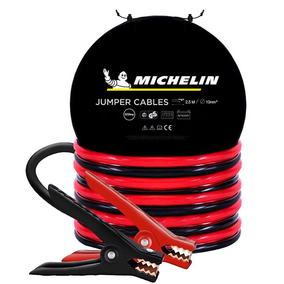 Michelin ML4002 6V/12V/24V 500Amper 2,5Metre Akü Takviye Kablosu