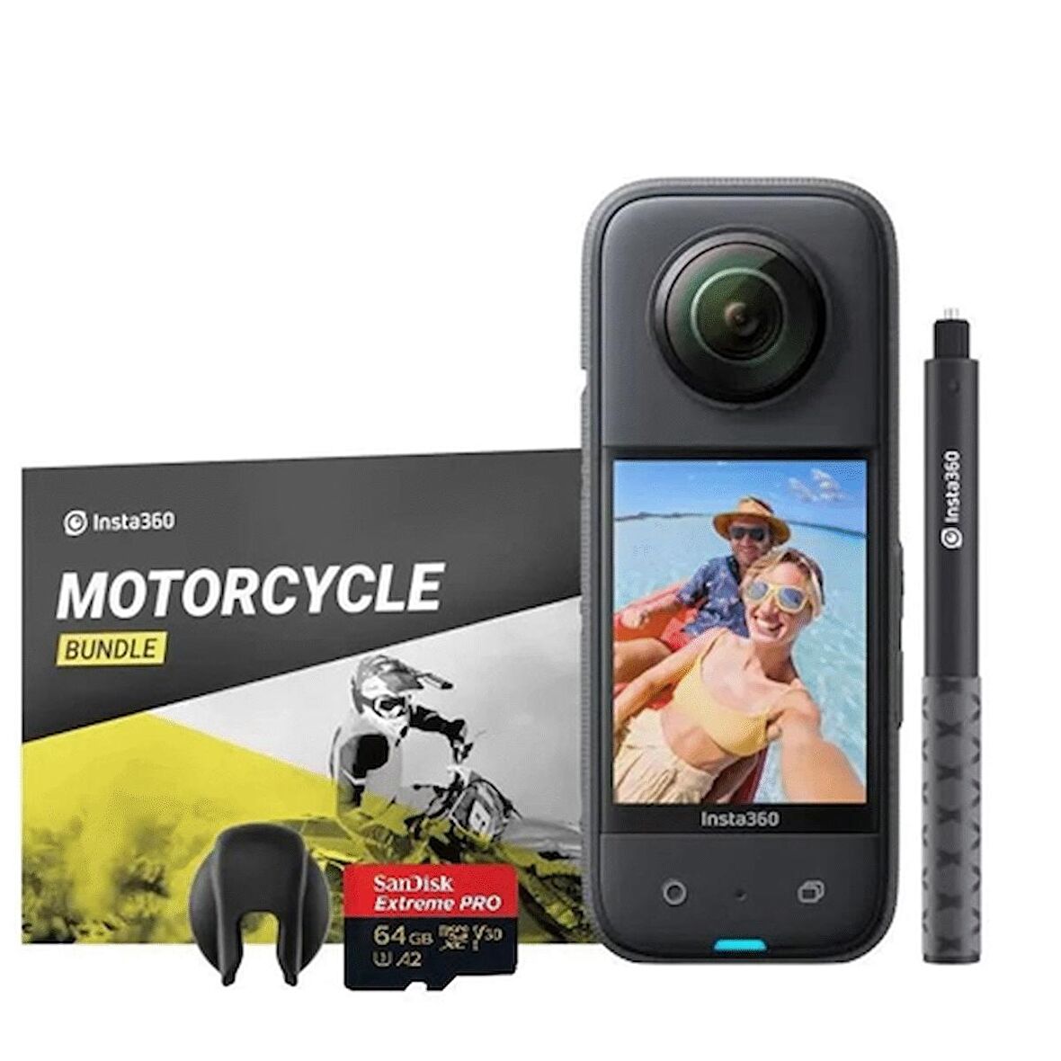 Insta360 X3 360 Derece Kamera Motorsiklet Kiti