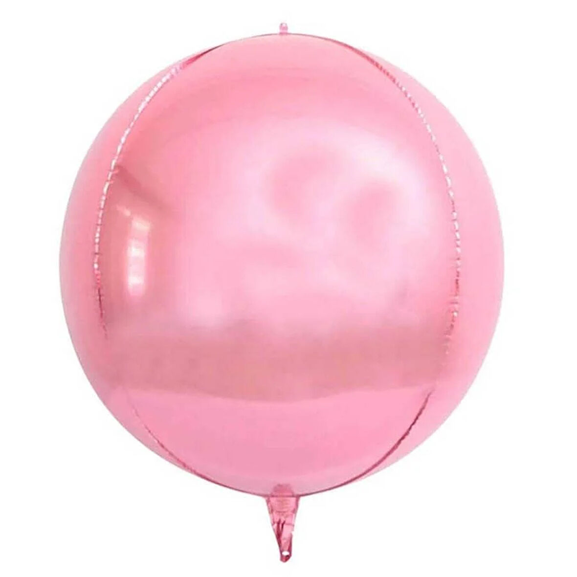 Folyo Balon 22 İnç  Küre top şekilli  Toz Pembe renkli parti balonu          