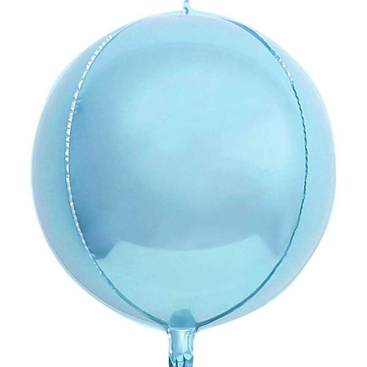 Folyo Balon 22 İnç  Küre top şekilli Açık Mavi renkli parti balonu         