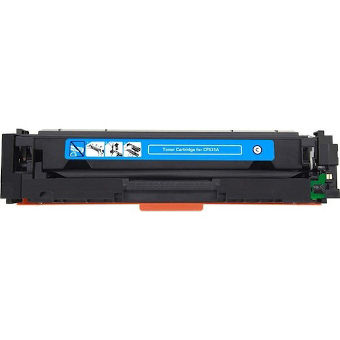 Mastek HP CC531-CE411-CF381 CM2320-2025-M351-375-476-LBP7660-7680-MF729-MF8550-8580 CRG718 MAVİ MUADİL TONER (3,5K)
