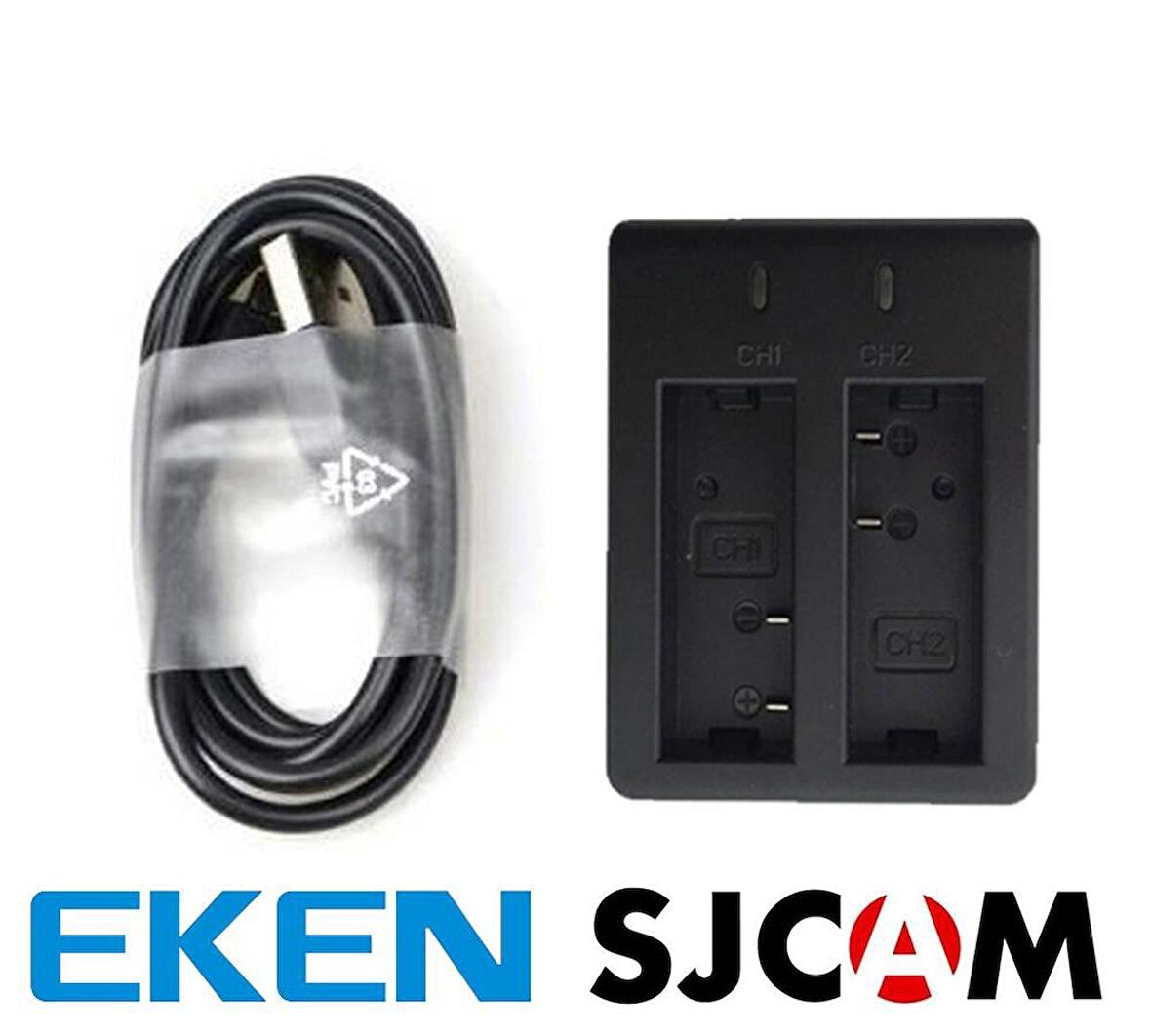 Sjcam Dual İkili Batarya Harici USB Çiftli Şarj Cihazı SJ-USB02