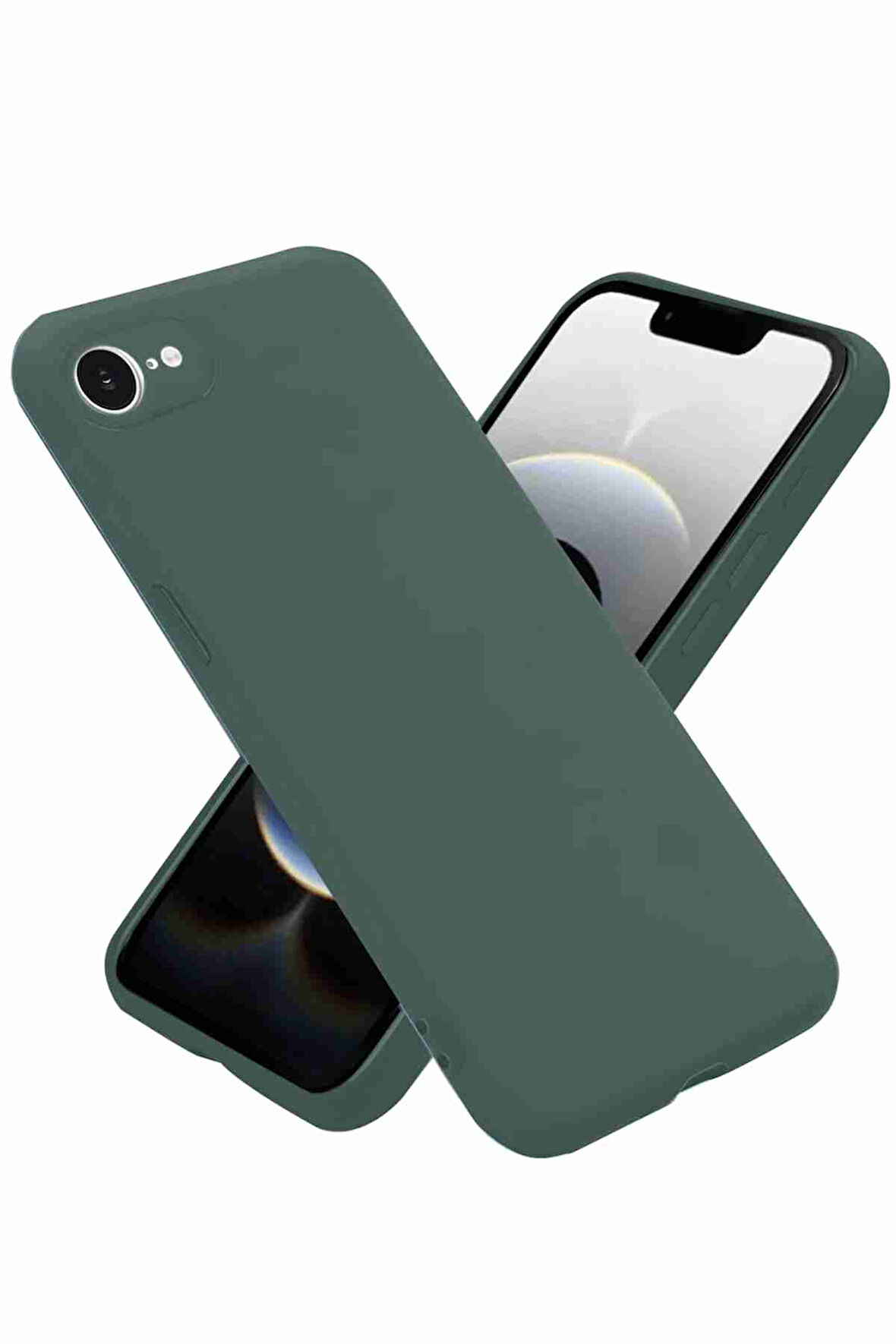 iPhone 16e Uyumlu İçi Kadife Nano Şık Silikon Kapak