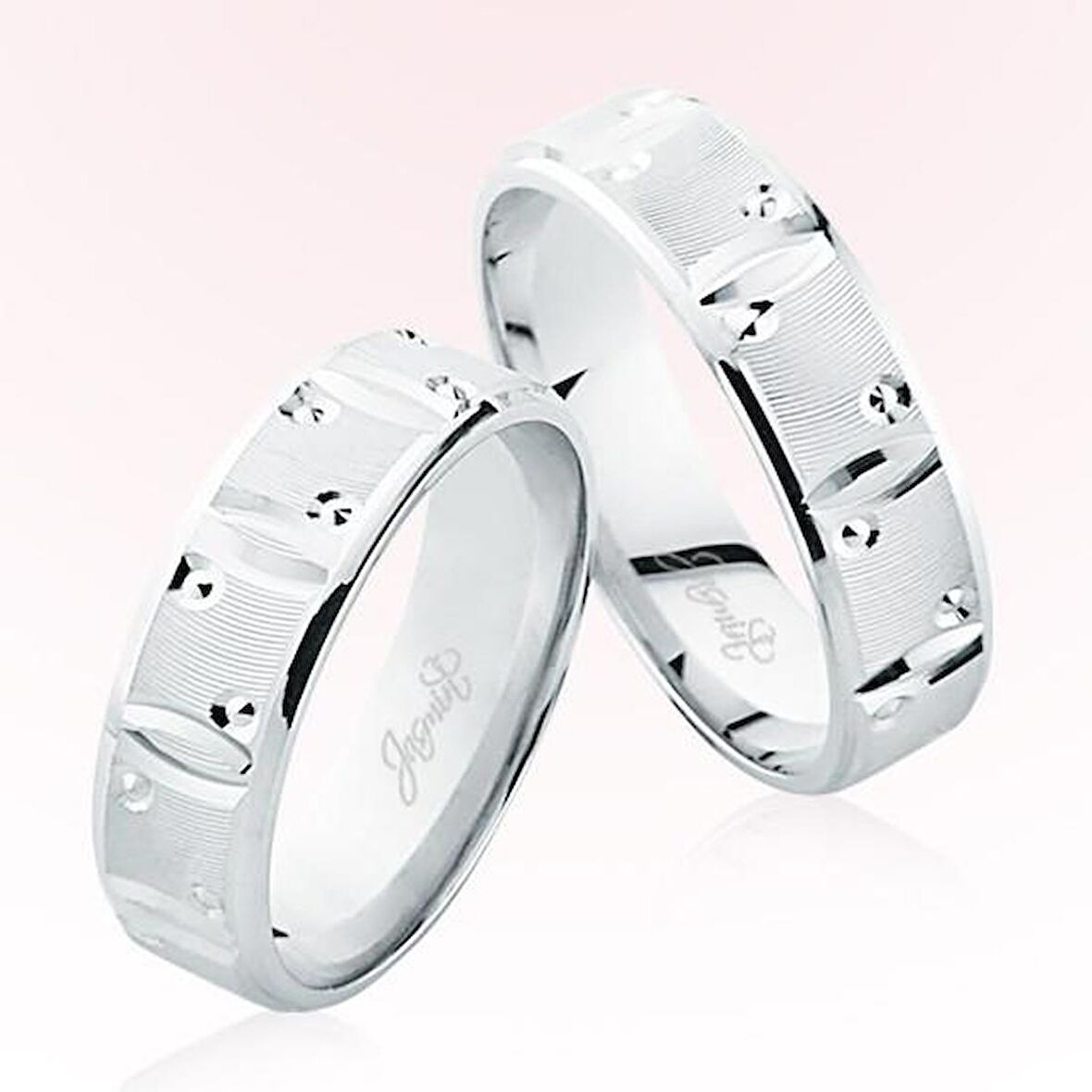 Beyaz Altın Alyans 6902