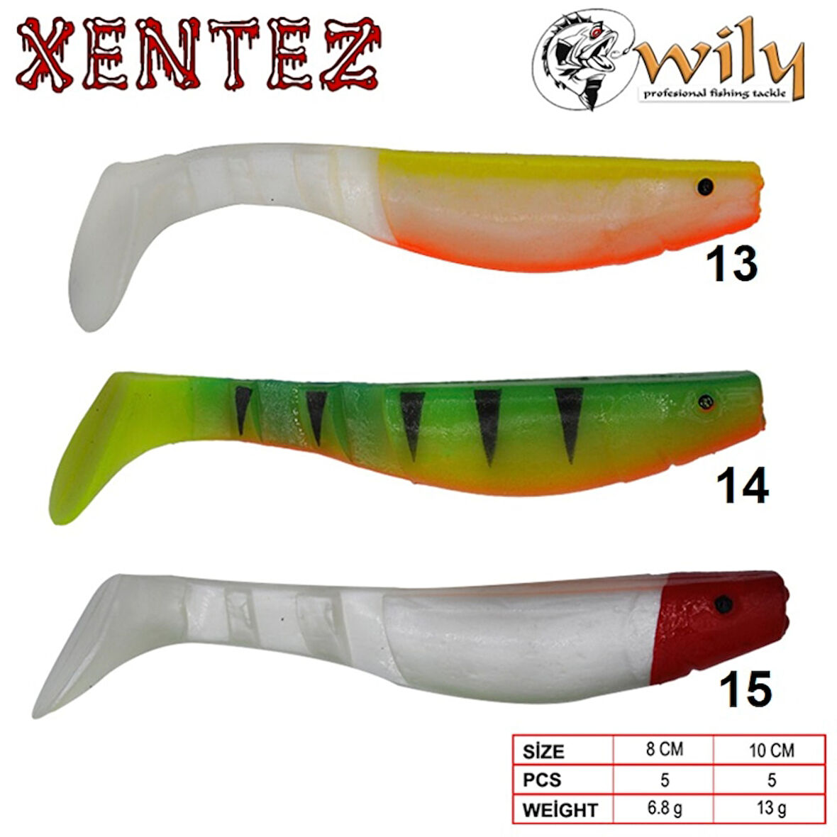 Wily Xentez Turna Silikon 8 Cm (439390472) 12
