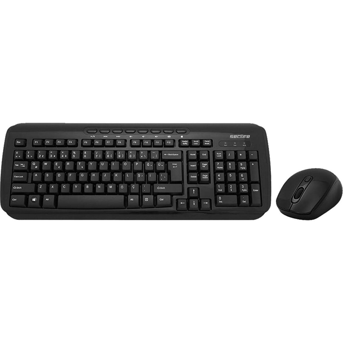 Seclife SLK-4525WQ Usb Kablosuz Klavye Mouse Set