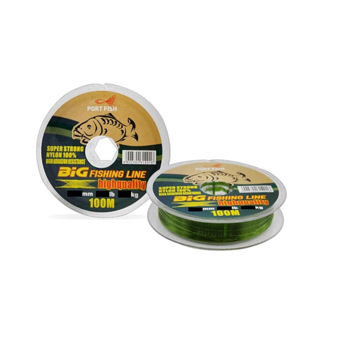 Portfish Big Fishing Line 100Mt 0,40  Misina-Yeşil